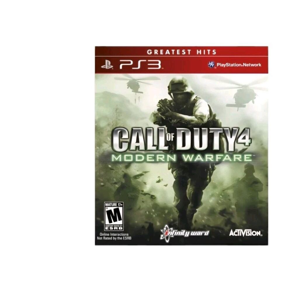 Call of Duty 4 Modern Warfare (Sony PlayStation 3 Activision 2007) GOTY Edition
